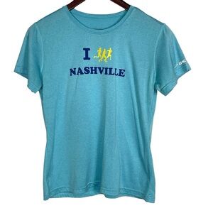 Brooks I Run Nashville Tee-Country Music Nashville Marathon & 1/2